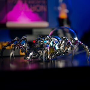 Cyberpunk Plasma Ball Spider by Mostarle