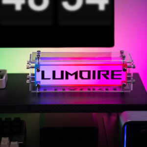 DIY Desk Glow Box by Mostarle